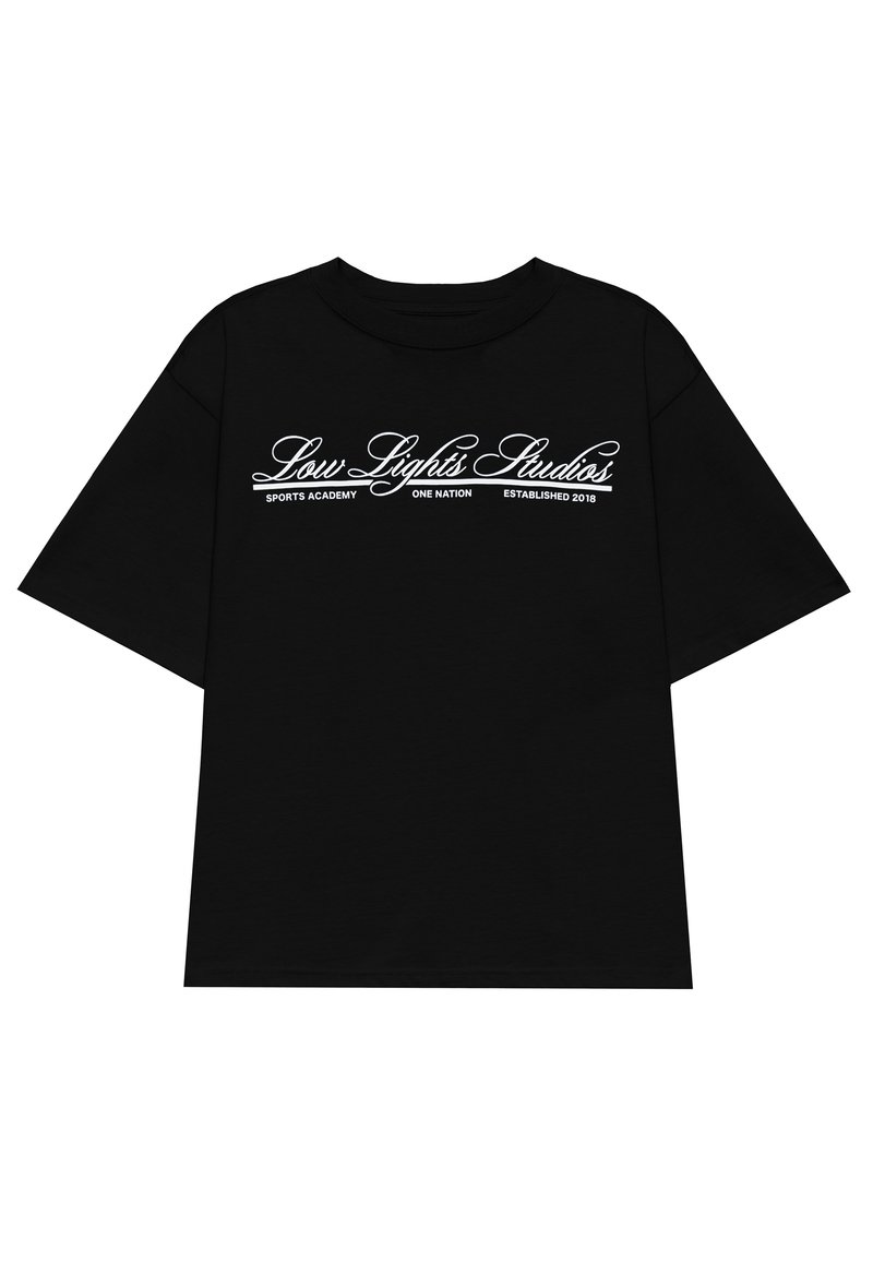LOW LIGHTS STUDIOS® T-shirt print zwart