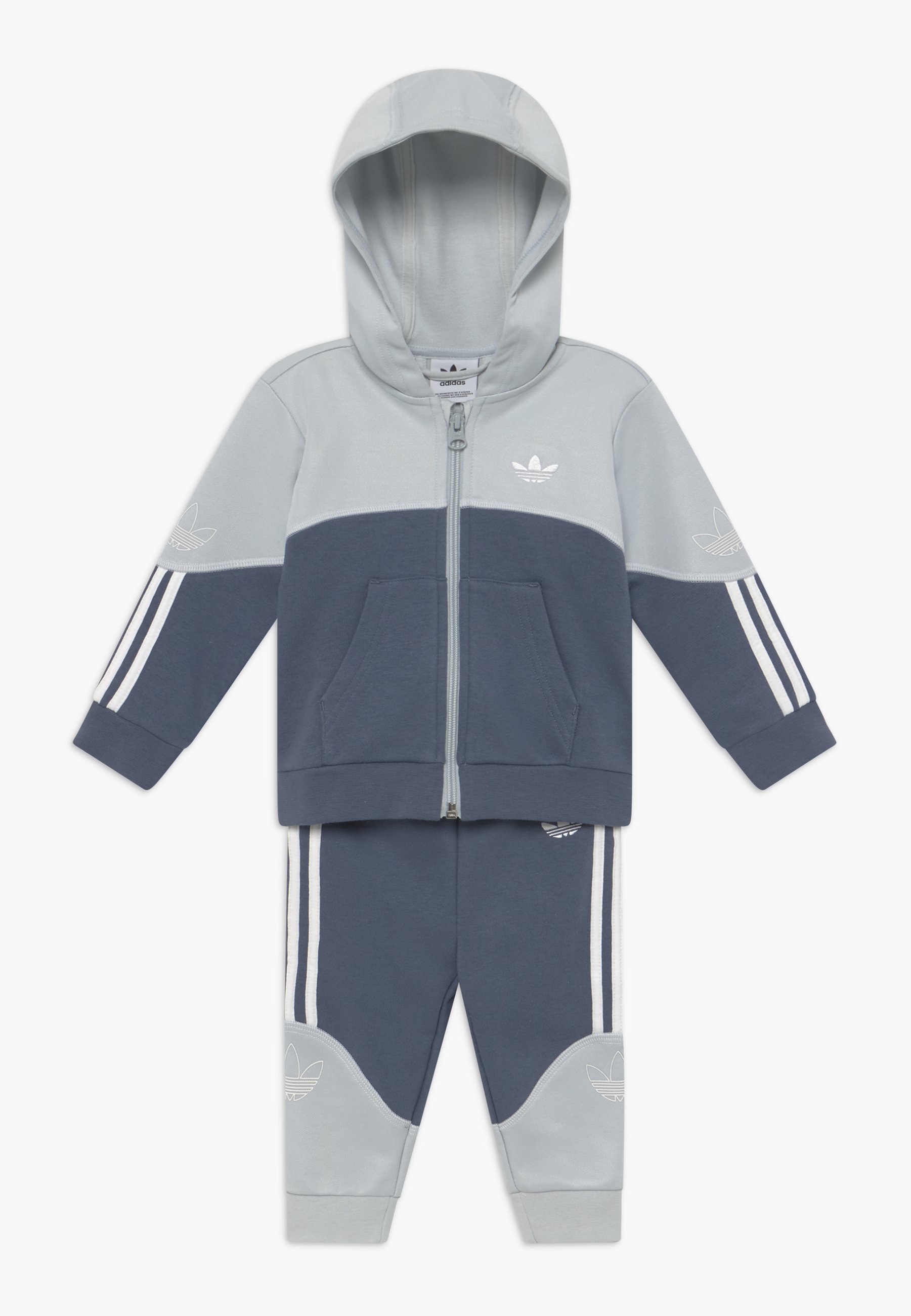 adidas Originals SET Sweatjacke blackgrefivwhite adidas Originals SET Sweatjacke blackgrefivwhite