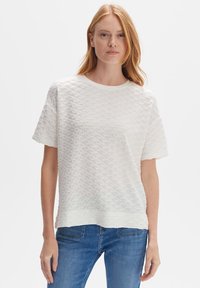 OPUS SELLONA BLOOMING - Print T-shirt - milk