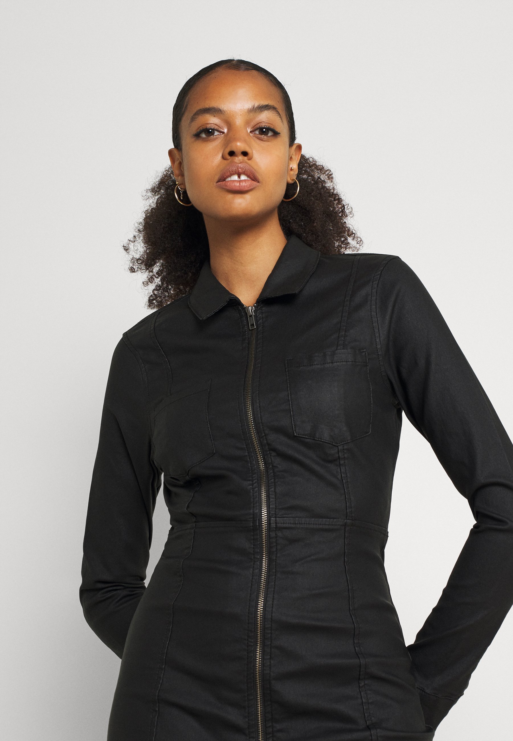 womens black shirt dress uk