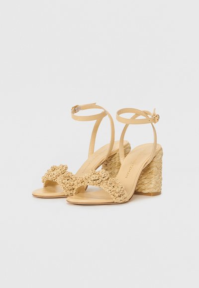 Stuart Weitzman MAGNOLIA - Ankle cuff sandals - natural tonal