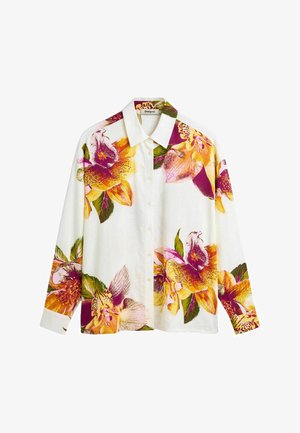 Desigual, PRINTED FLORAL SHIRT - Cămașă - white