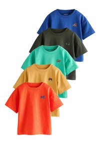 Unselected, multi bright transport embroidery