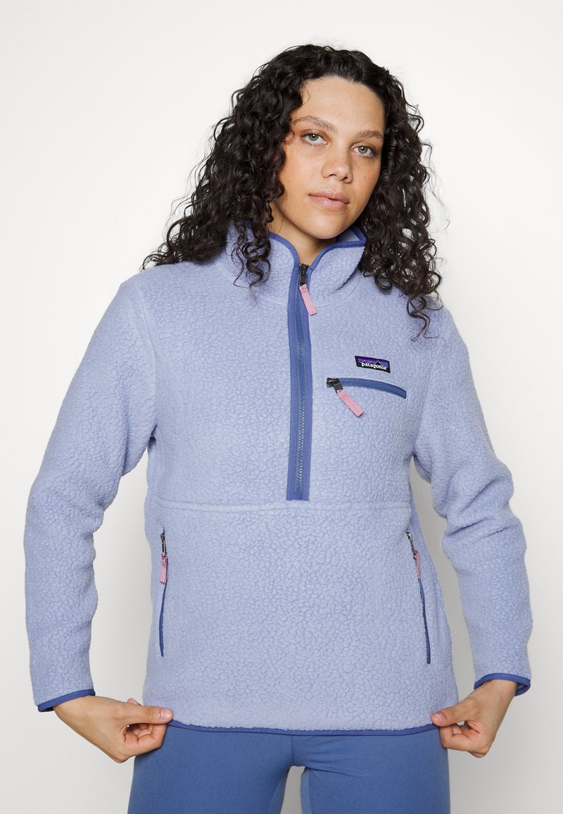 Patagonia RETRO MARSUPIAL - Camisola de lã polar - light current blue