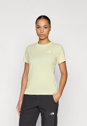 EVOLUTION SIMPLE DOME SHORT SLEEVE TEE - Βασικό μπλουζάκι - lemon mist