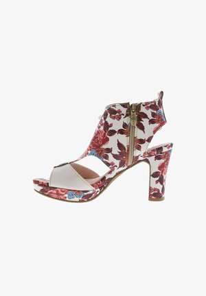 LAURA VITA, NU-PIEDS - Plateausandaler - rouge