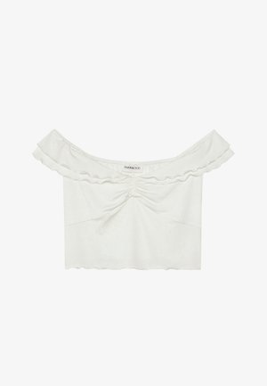 Even&Odd Trükipildiga T-särk - white