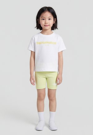KID BUBBLE LOGO REGULAR GRAPHIC UNISEX SET - Shorts - white/lemon mist