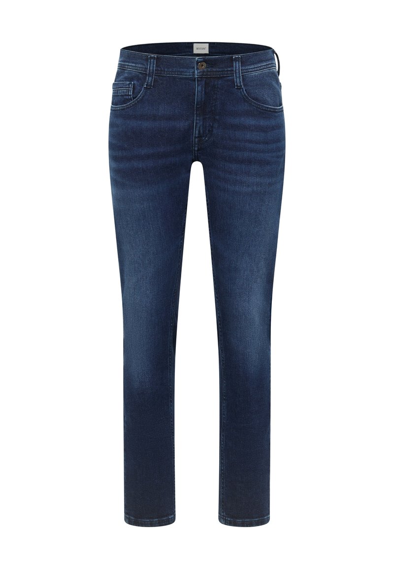 mustang Slim fit jeans donkerblauw mustang Slim fit jeans donkerblauw