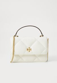 KIRA DIAMOND MINI TOP HANDLE CHAIN WALLET - Håndtasker - warm white