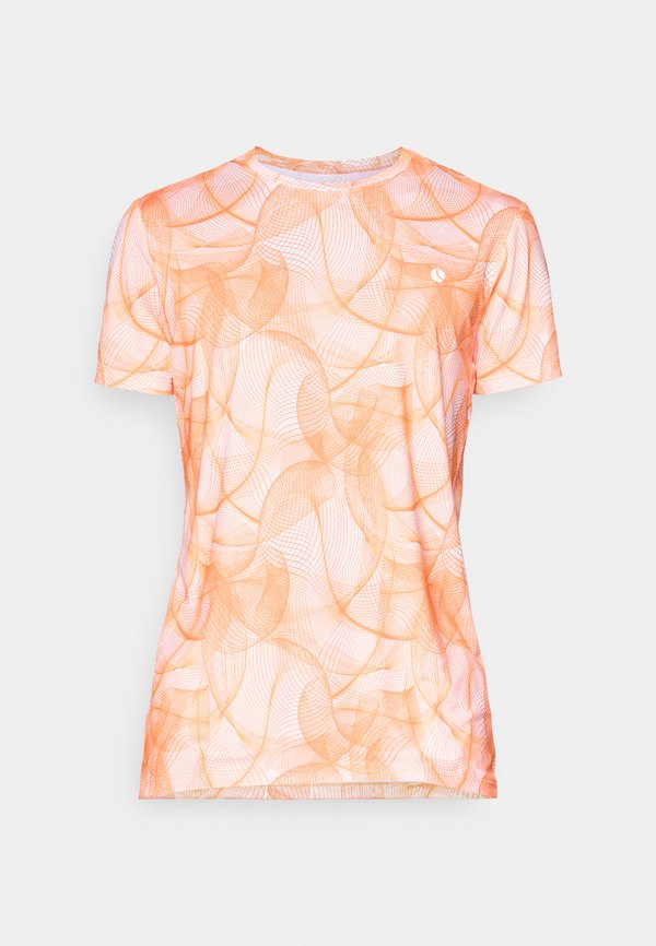 ACE PRINTED - Print T-shirt - orange4