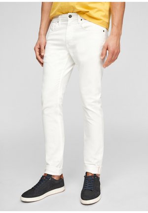 Jean droit - white