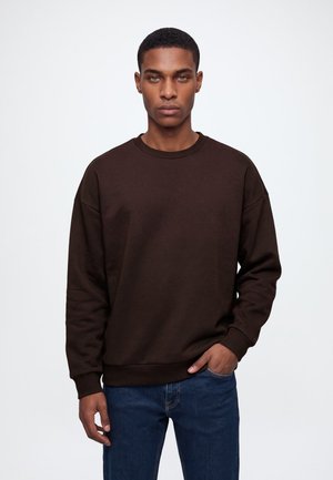 Only & Sons, ONSCERES OVERSIZE CREW - Sweatshirt - coffee bean