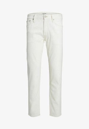Relaxed fit jeans - ecru