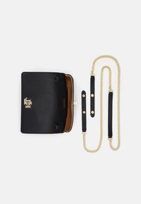 Lauren Ralph Lauren PEBBLED CROSSBODY TURN-LOCK TECH CASE - Bandolera - black