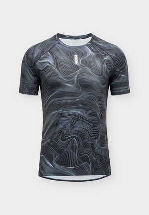 HOKA, EVERYRUN - Sport T-Shirt - black/white