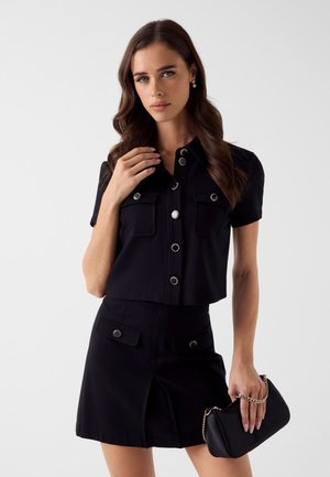 Overhemdblouse - schwarz