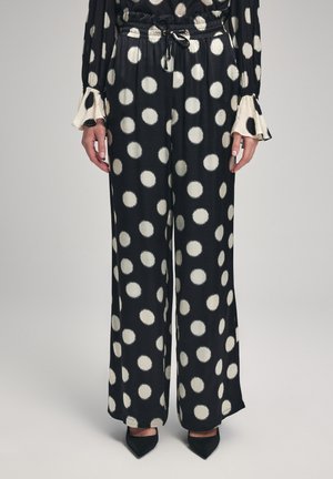 Pantalones - dotted black