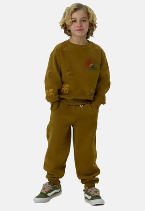 MIT STICKEREI-DETAILS  - Sweatshirt - dunkelgrün