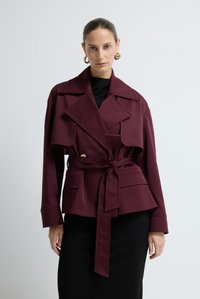 adL WITH BUTTONS - Lichte jas - mauve