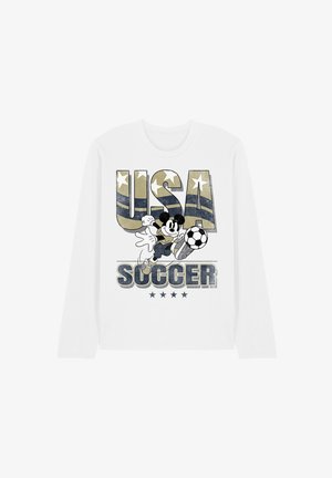 Disney, MICKEY MOUSE USA SOCCER - Langarmshirt - white