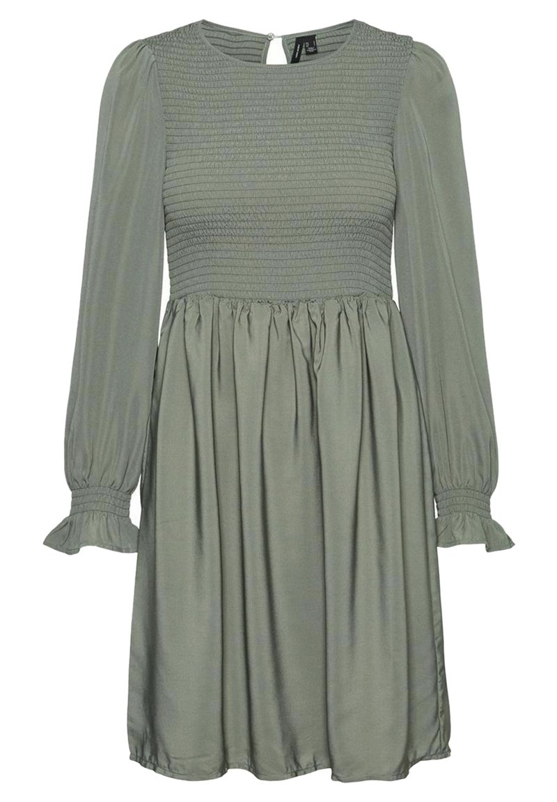 Vero Moda Jurk groen gemêleerd Vero Moda Jurk groen gemêleerd