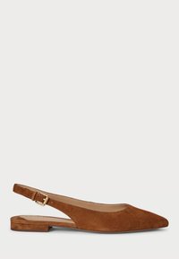 LONDYN SUEDE SLINGBACK FLAT - Ballerinasko m/ rem - lauren tan
