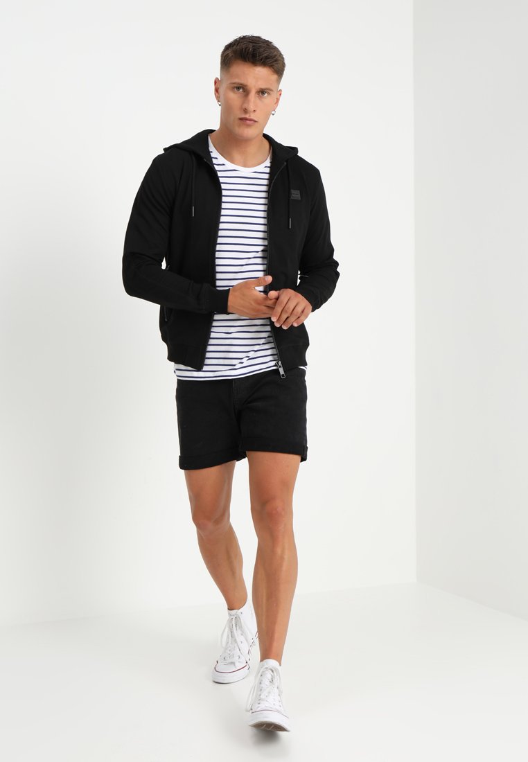 Antony Morato FELPA BASICA CON CAPPUCCIO - Sweater met rits - nero/Zwart -  Zalando.nl