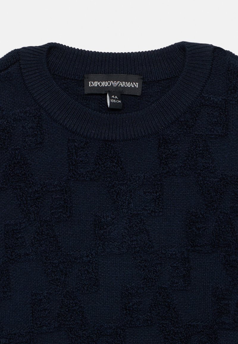 Emporio Armani PULLOVER UNISEX Jumper dark blue Zalando