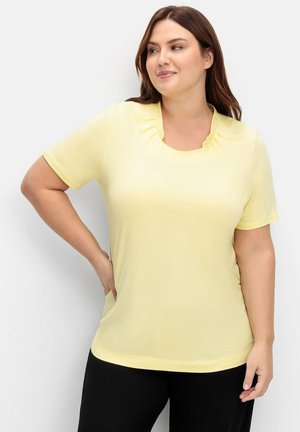 Sheego T-Shirt print - hellgelb