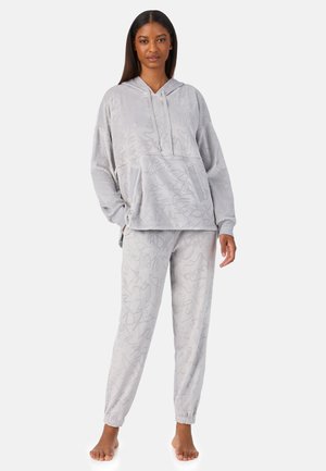 LUXE HOODED TOP JOGGER SET - Conjunto de pijama - grey
