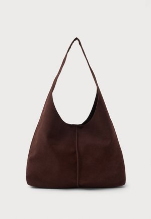Τσάντα Tote - dark brown