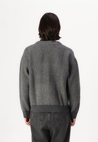 Jack & Jones PREMIUM JORWINTER CROPPED  - Kardigán - dark grey