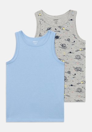 NKMTANK SPACE 2 PACK - Top - grey melange