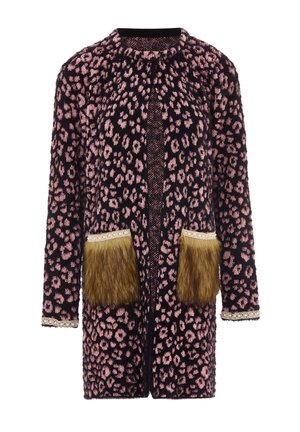 Cardigan - schwarz pink