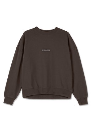 Rudas per didelis džemperis, su apvaliu kaklu, manieruoti rankogaliai ir apačia, su "PEGADOR" logotipu baltos spalvos per krūtinę, pagamintas iš medvilnės mišinio.