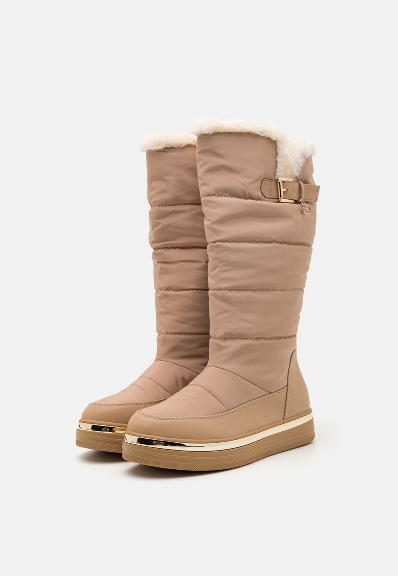 Anna Field Botas con plataforma beige