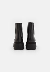 Zign LEATHER - Botine cu platformă - black
