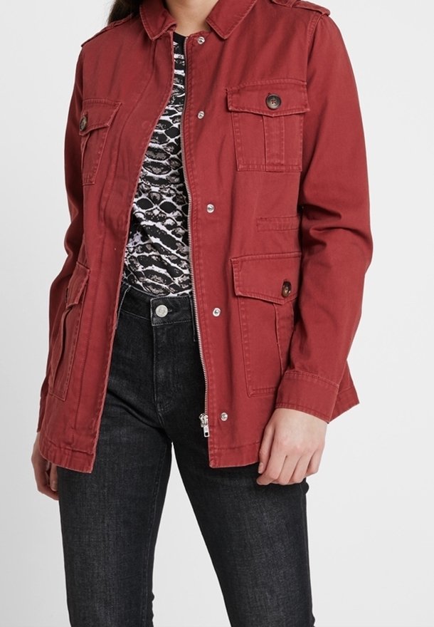 New Look Kevyt takki - orange