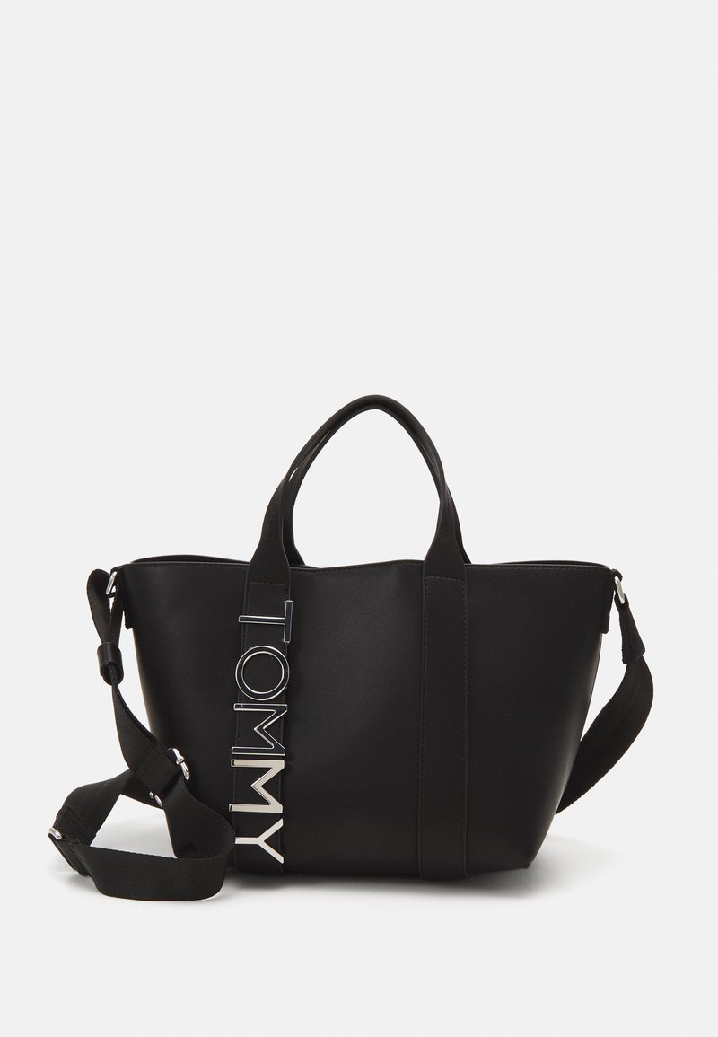 Tommy Jeans CITY BOLD MINI TOTE - Kabelka - black