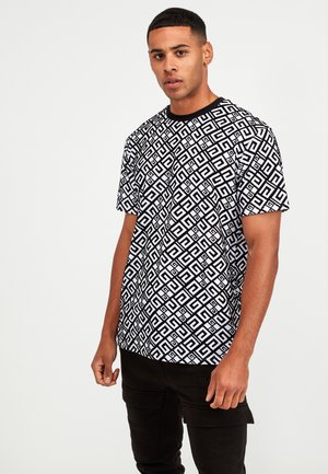 BEGONA TEE - Print T-shirt - optic white fleece
