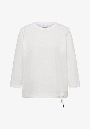 Cecil, SOLID-COLOUR 3/4-SLEEVE ROUND-NECK SHIRT - Maglietta a manica lunga - vanilla white