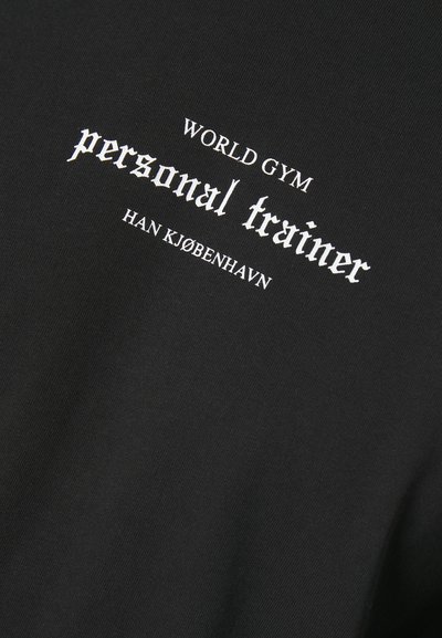 Han Kjøbenhavn TRAIN INSANE REGULAR TEE UNISEX - Μπλούζα με μακριά μανίκια - black