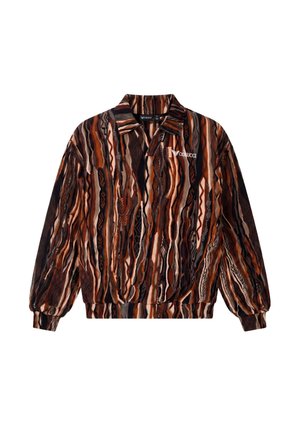 Colucci, SIGNATURE STRUCTURE POLOSHIRT - Polokošeľa - aop brown