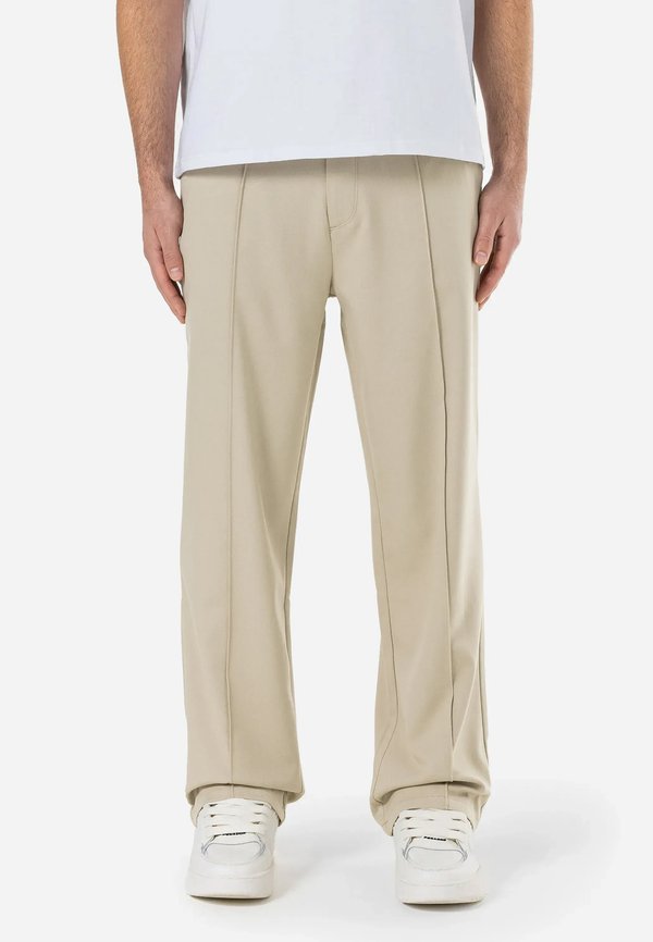 MADOR WIDE PANTS - Trousers - beige