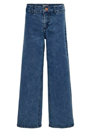 KOGSYLVIE - Flared Jeans - dark blue denim