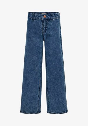 ONLY GIRLS KOGSYLVIE - Vaqueros a campana - dark blue denim
