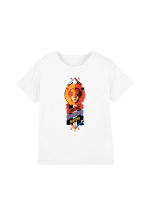 Cotton Soul, HARRY POTTER GRYFFINDOR TRAITS UNISEX - Print T-shirt - white