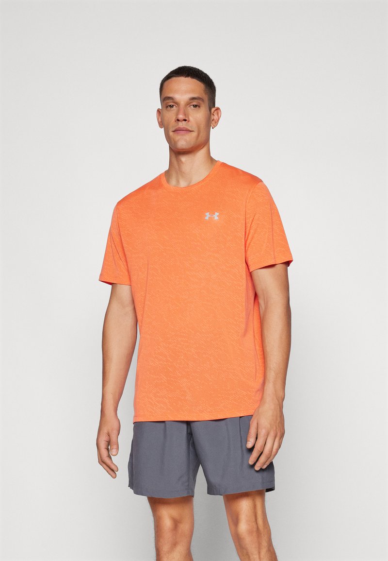 Under Armour - LAUNCH CAMO - Športne majice - fire, Povečajte