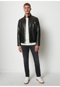 Marc O'Polo Leather jacket - black